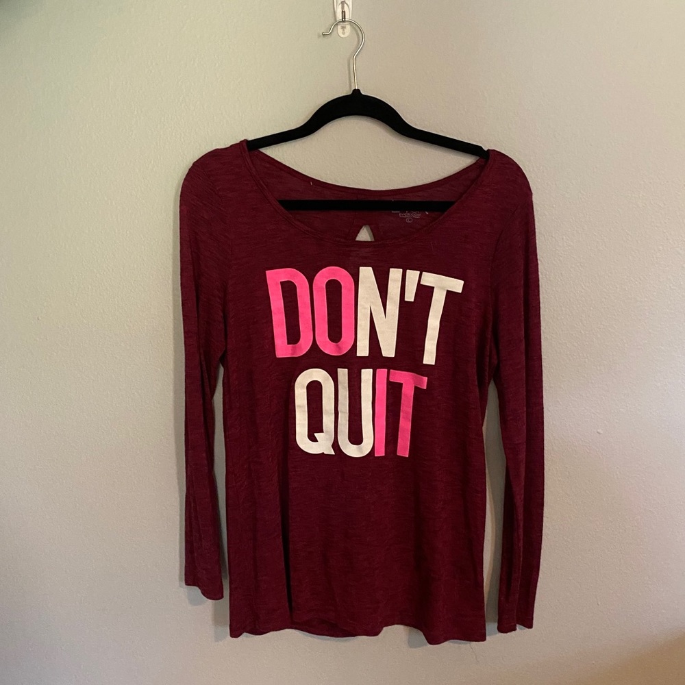 Inspirational Workout Long Sleeve
